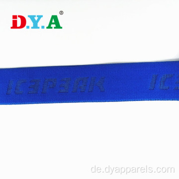 Custom geprägtes Jacquard gewebte Elastizitätsband für Unterwäsche